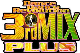 DanceDanceRevolution 3rdMIX PLUS logo.