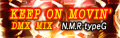 KEEP ON MOVIN' (DMX MIX)'s banner, as of DanceDanceRevolution SuperNOVA.
