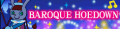 BAROQUE HOEDOWN's pop'n music 16 banner.