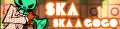 SKA A GOGO's pop'n music 15 ADVENTURE banner.