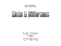 Make A Difference's title card, as of beatmania IIDX 20 tricoro.