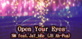 Open Your Eyes' banner.
